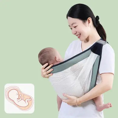 porte bébé porté avec maman