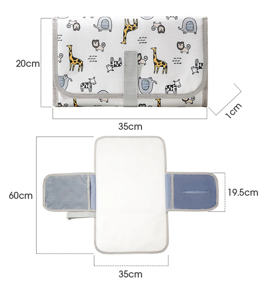 Tapis à langer nomade dimensions