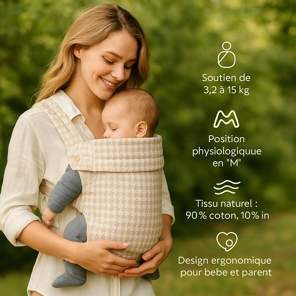 porte bébé physiologique points forts