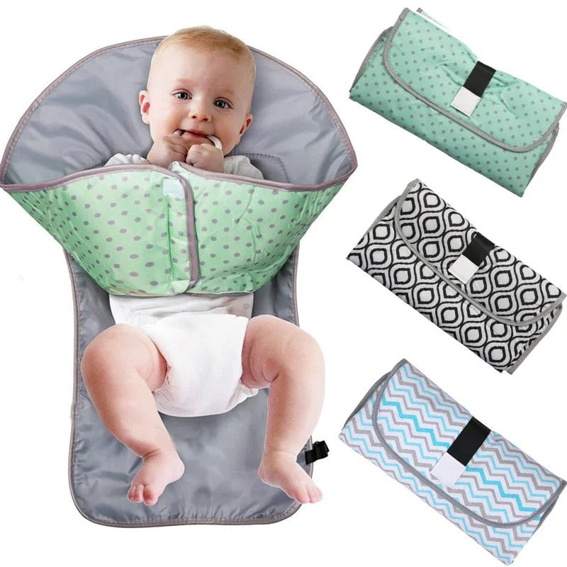 Tapis à Langer Portable Imperméable Rabats Latéraux | Cocozip™