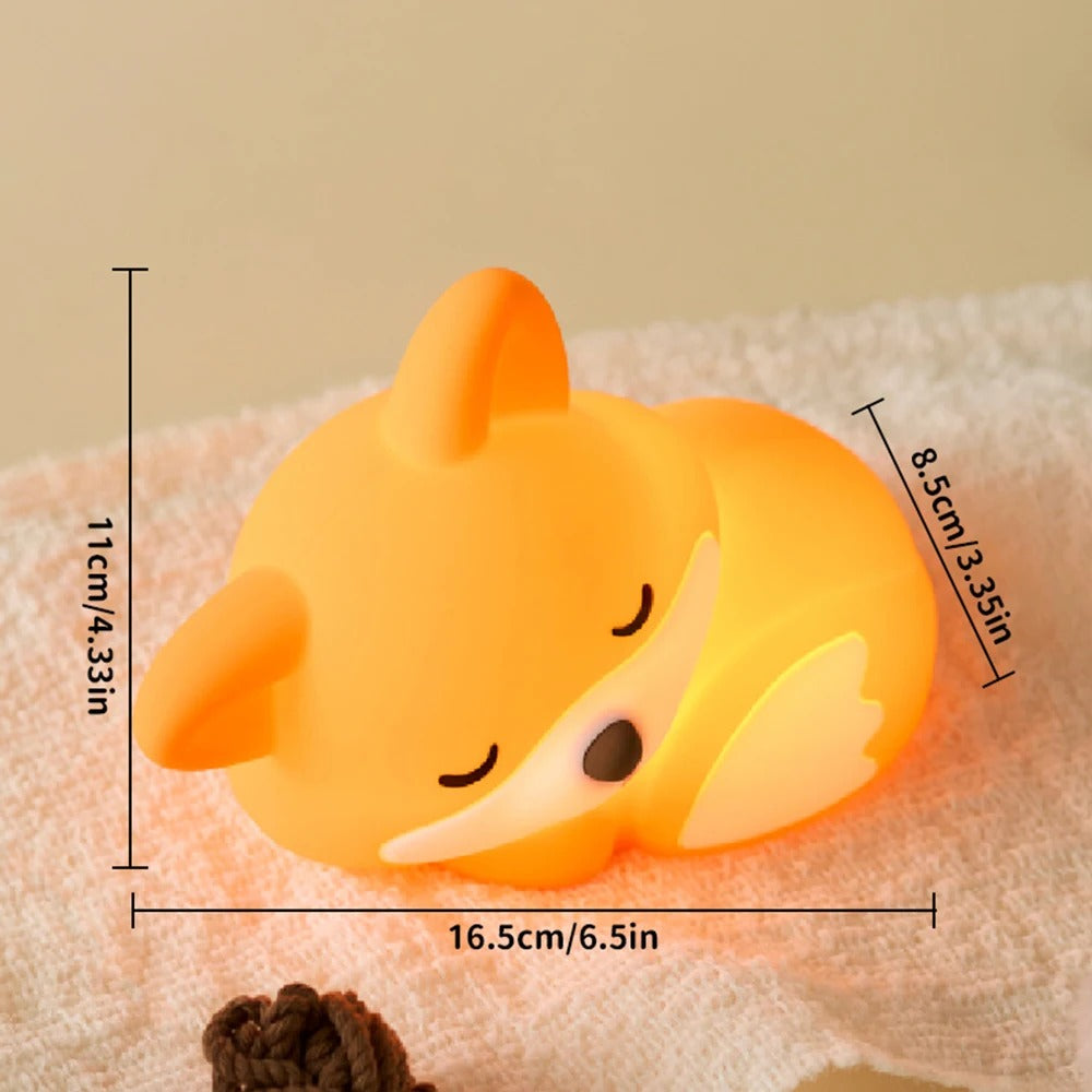Veilleuse Bébé LED Renard Rechargeable Rouky™ dimensions