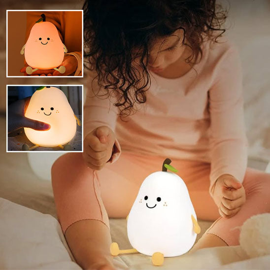 veilleuse bébé poire tactile