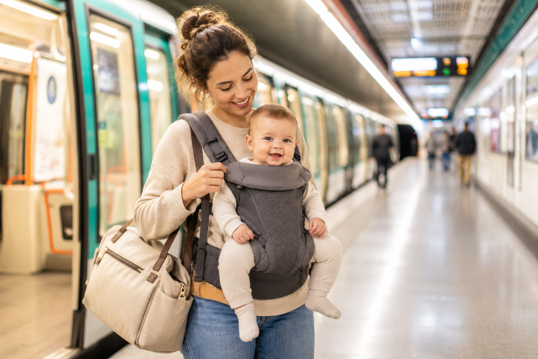 Bébé et les transports en commun : les bons réflexes pour des trajets sereins - Tendre Boutchou