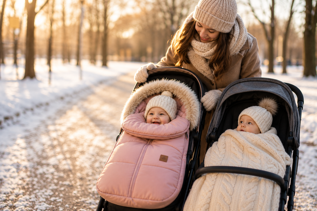 Chancelière ou couverture pour bébé en poussette ? Comparatif complet - Tendre Boutchou