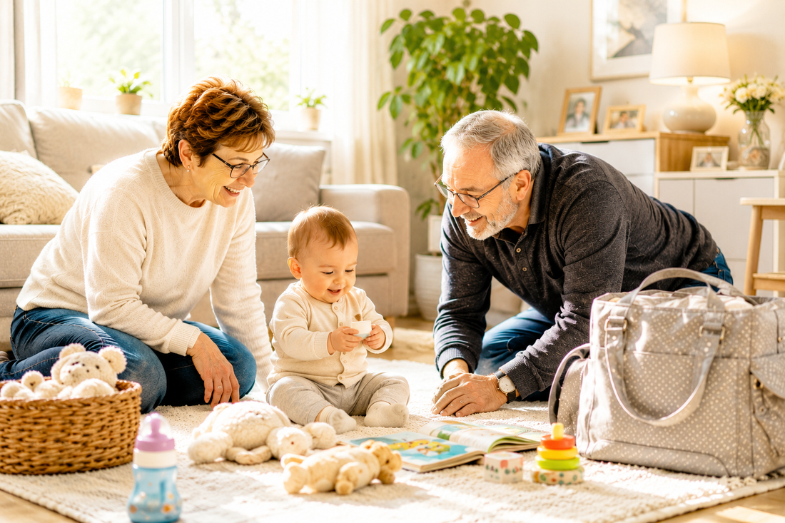 Les indispensables pour une journée chez les grands-parents avec bébé - Tendre Boutchou