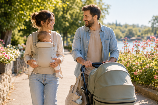 Porte-bébé ou poussette : comment choisir ? Guide complet pour parents - Tendre Boutchou