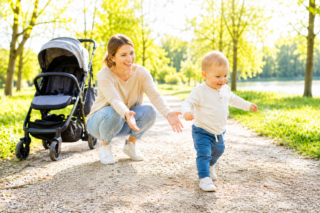 Les premiers pas de bébé : comment adapter vos sorties ? - Tendre Boutchou