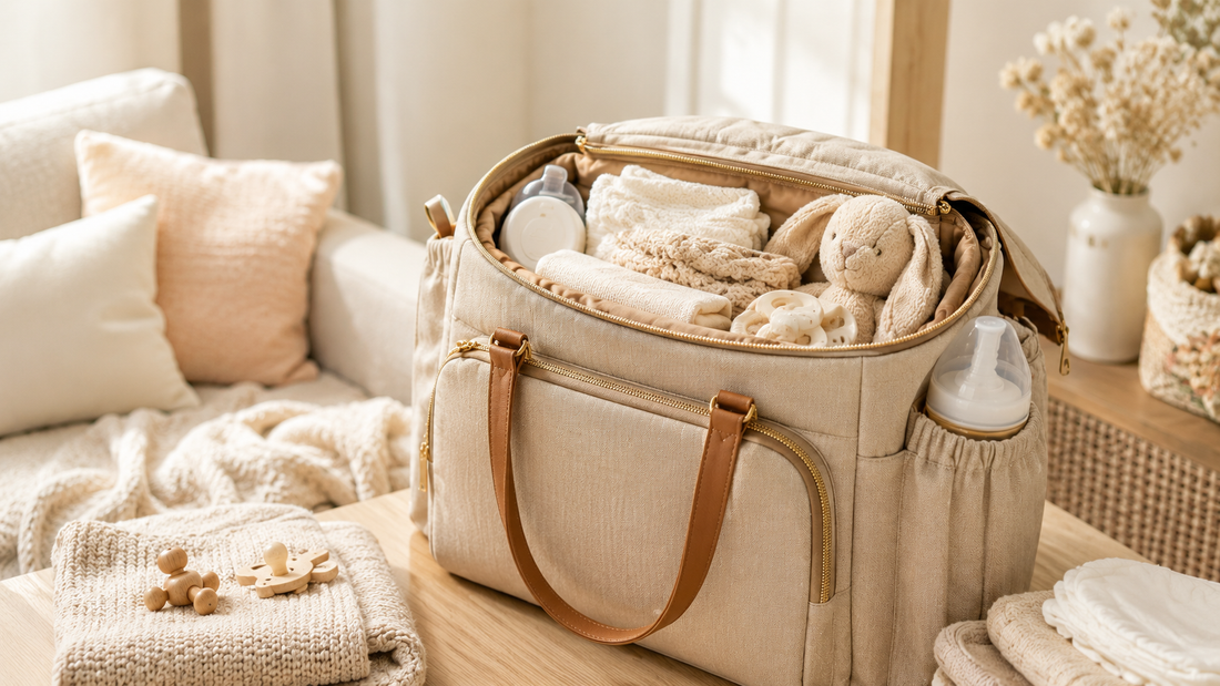 Sac à langer grande capacité : comment ne jamais manquer de rien en sortie avec bébé - Tendre Boutchou