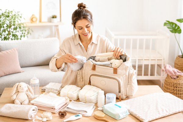 Que mettre dans le sac à langer selon l'âge de bébé ? Guide complet par tranche d'âge - Tendre Boutchou