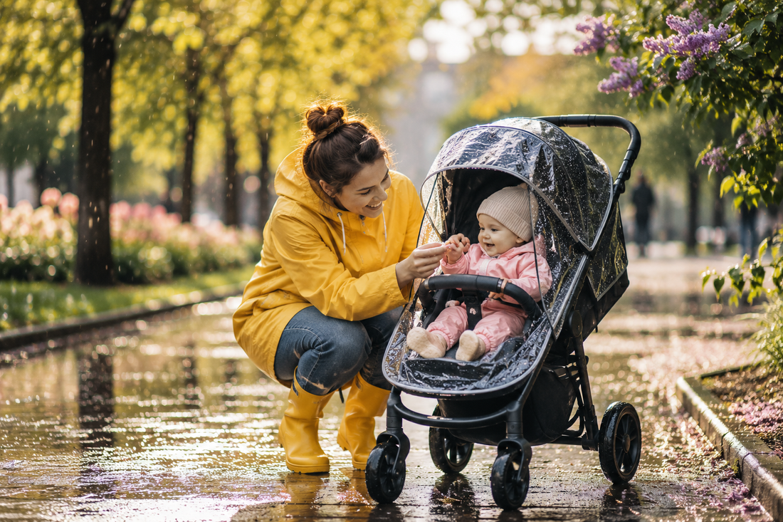 Comment sortir avec bébé quand il pleut ? Guide complet et équipement adapté - Tendre Boutchou