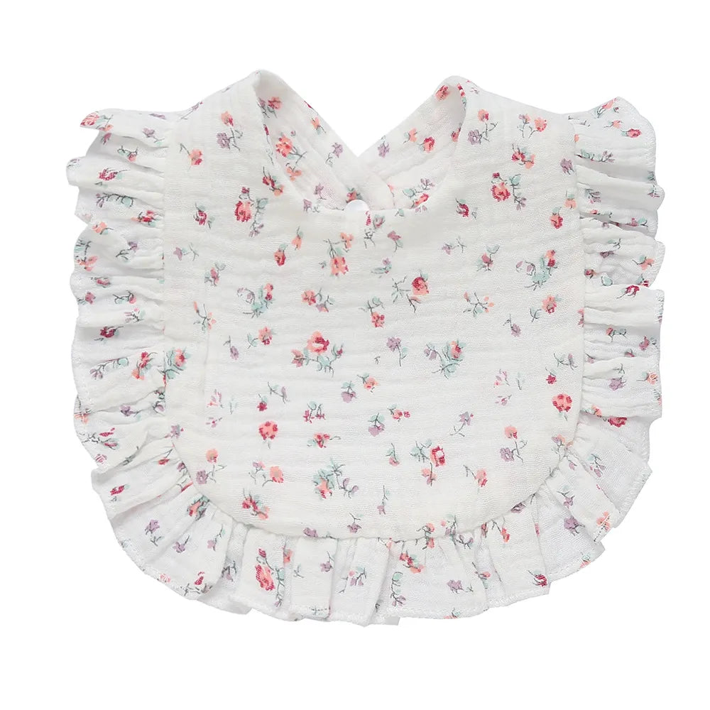 BabyBibs™ | Bavoirs Floraux Elégants Pour Nouveau-Nés