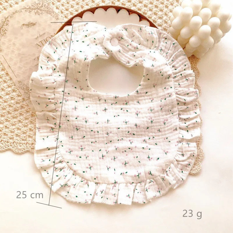 BabyBibs™ | Bavoirs Floraux Elégants Pour Nouveau-Nés