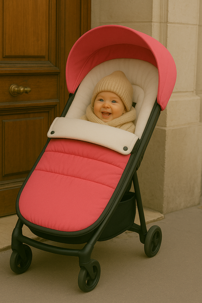 chancelière bébé rose