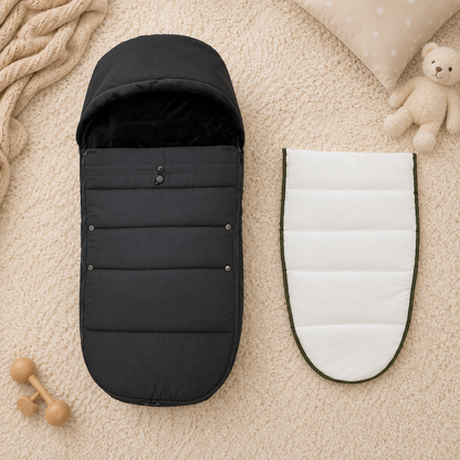 Chancelière pour Poussette Hiver Peau de Pêche | Calidou™