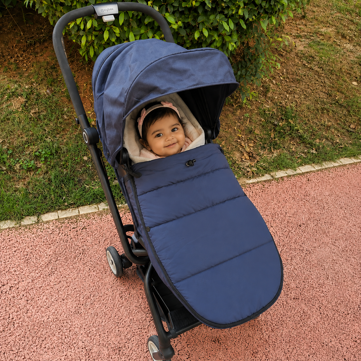 Chancelière pour Poussette Hiver Peau de Pêche | Calidou™