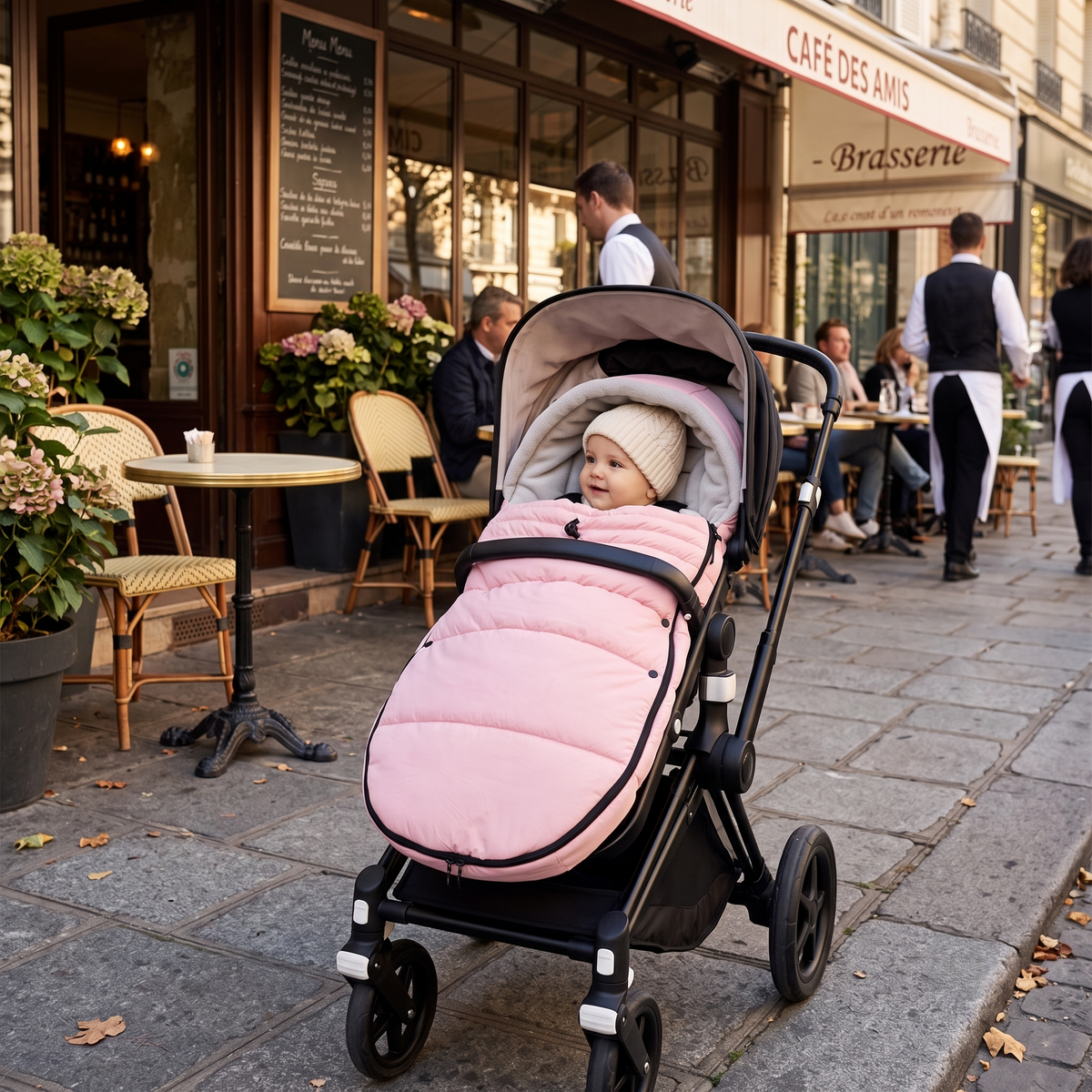 Chancelière Poussette Imperméable Hiver | Nidélia™