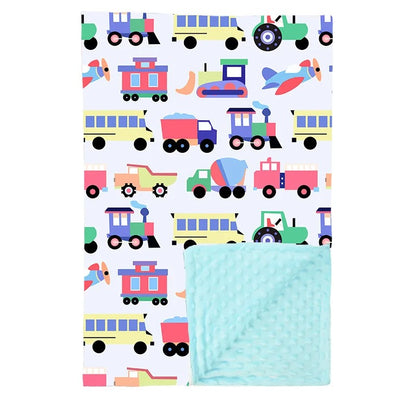 Couverture bébé minky voitures gris 100x75cm – Tendre Boutchou