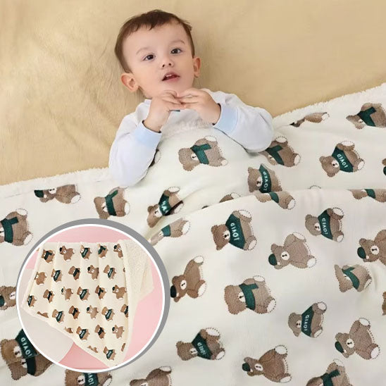 couverture bébé sieste avec couverture