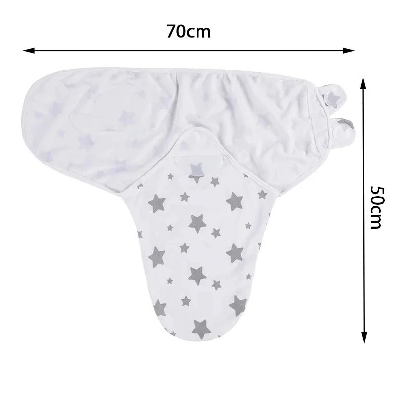 Couverture d’Emmaillotage Bébé 0-6 Mois avec Bonnet à Oreilles dimensions