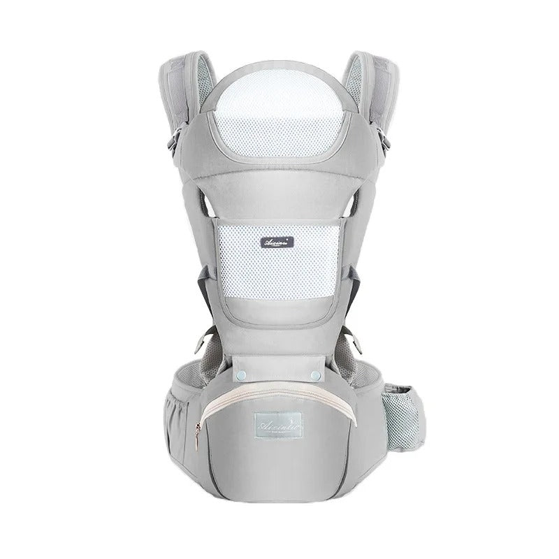 porte bébé physiologique gris