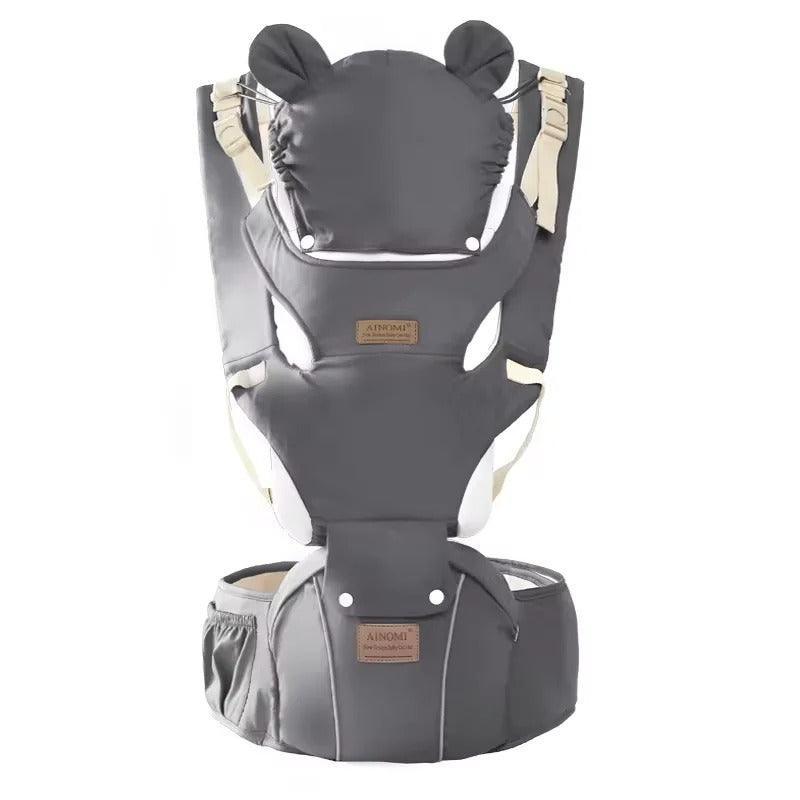 porte bébé physiologique gris