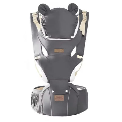 porte bébé physiologique gris