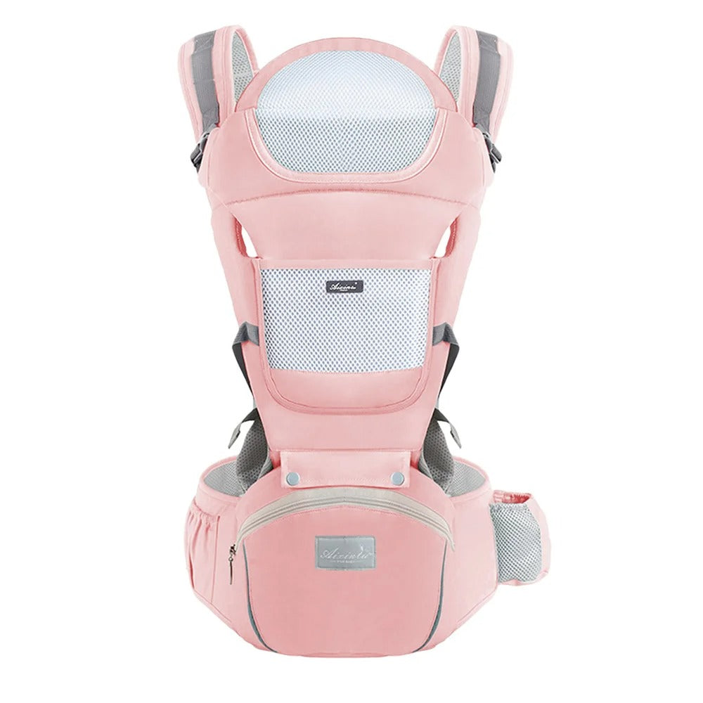 porte bébé physiologique rose