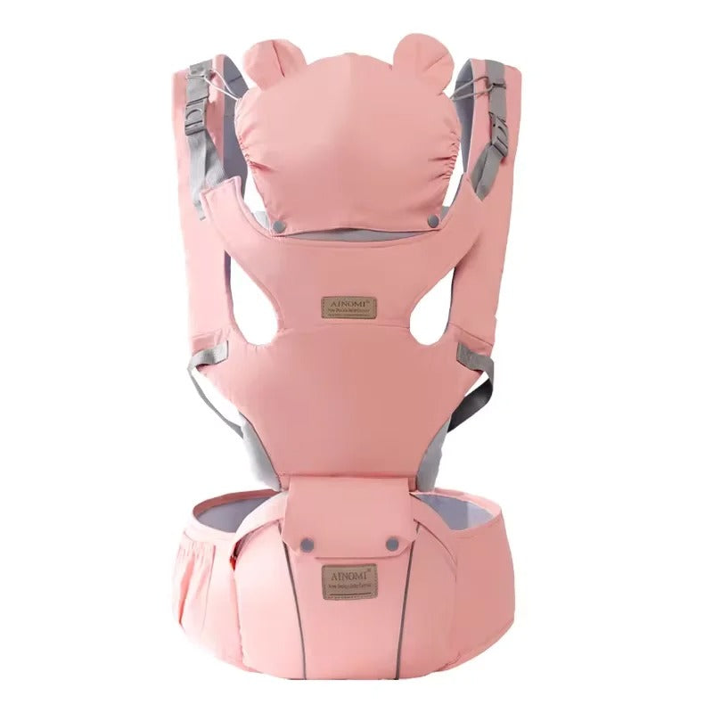 porte bébé physiologique rose