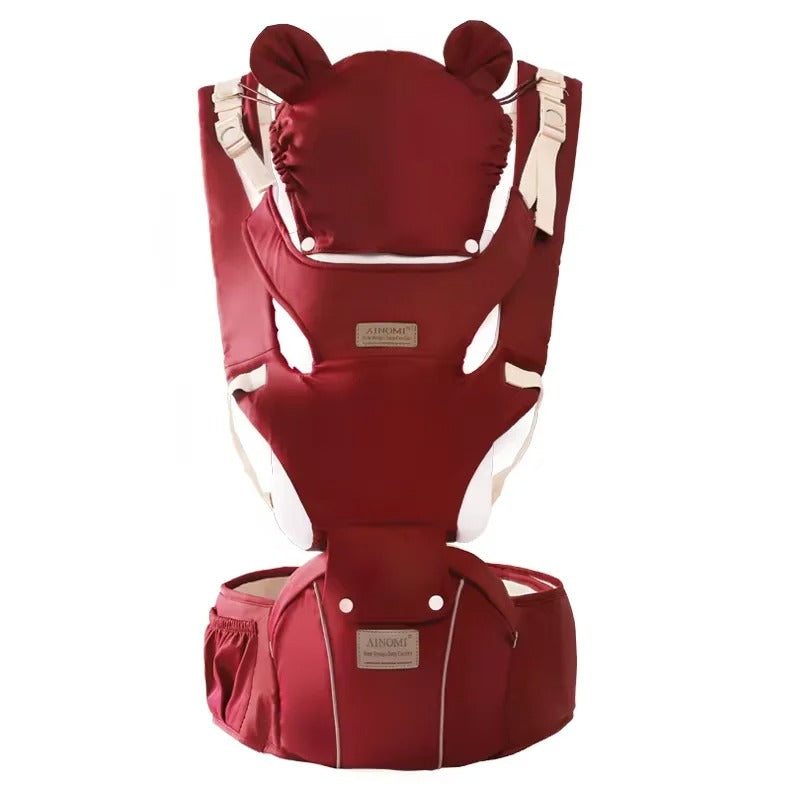 porte bébé physiologique rouge