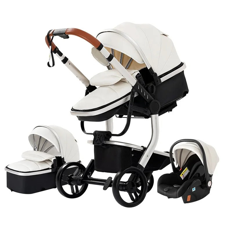 poussette bébé blanc