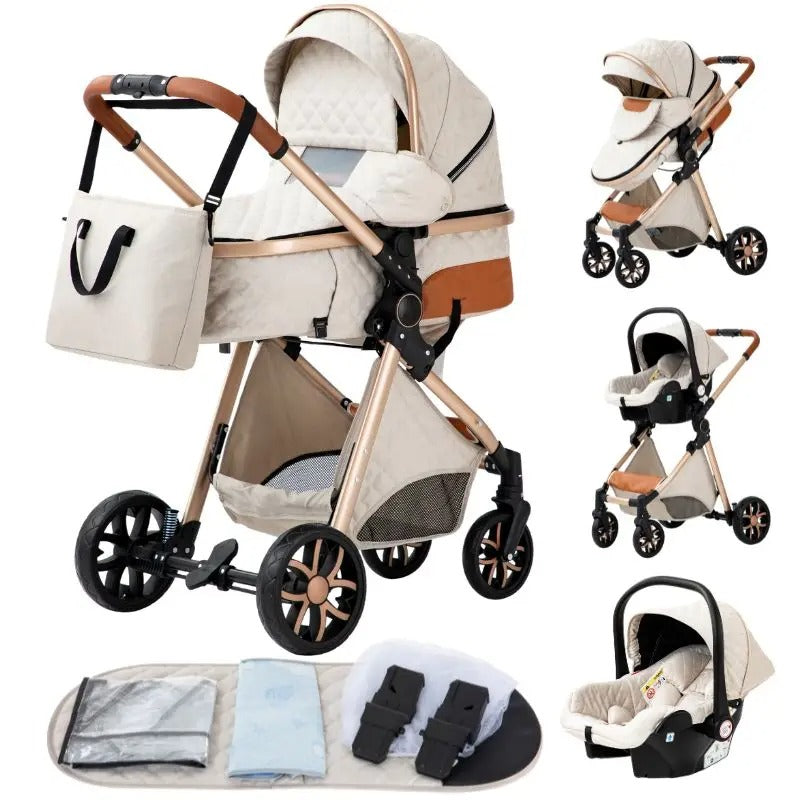 poussette bébé blanc