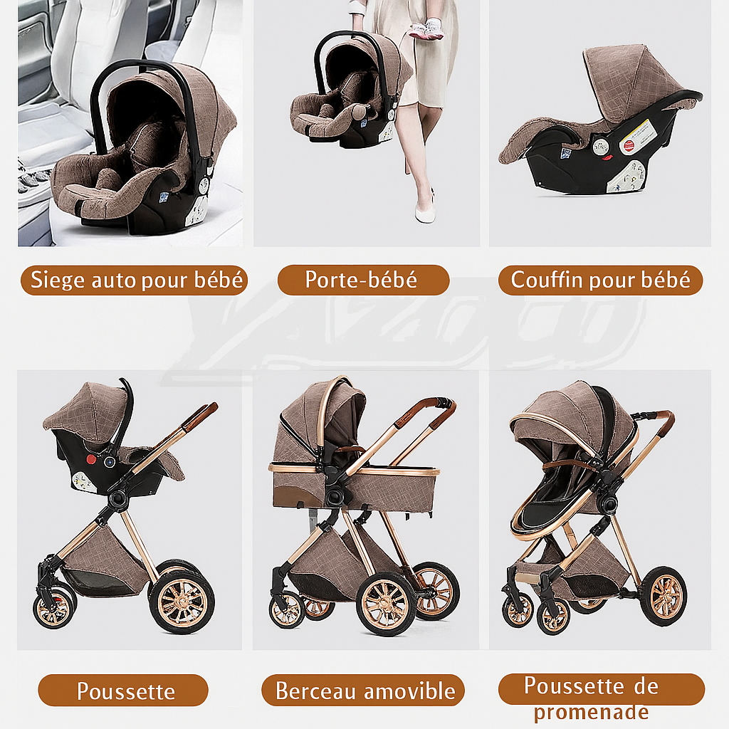 poussette bébé format