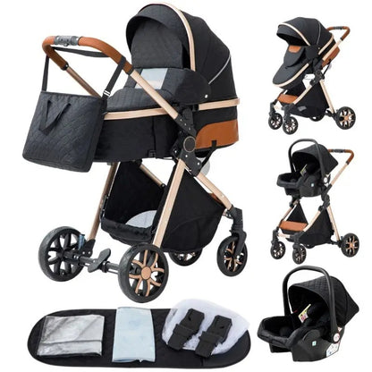 poussette bébé noir
