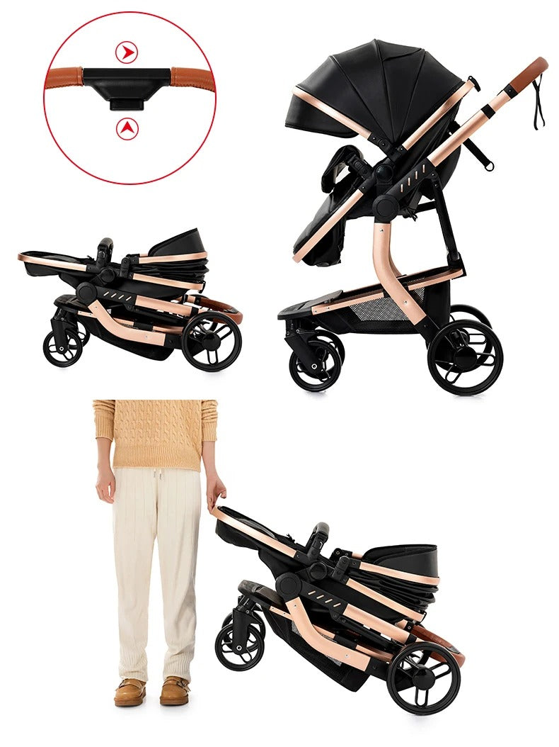 poussette bébé pliée
