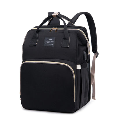 sac à dos à langer noir