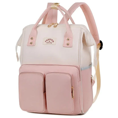 sac à dos à langer rose