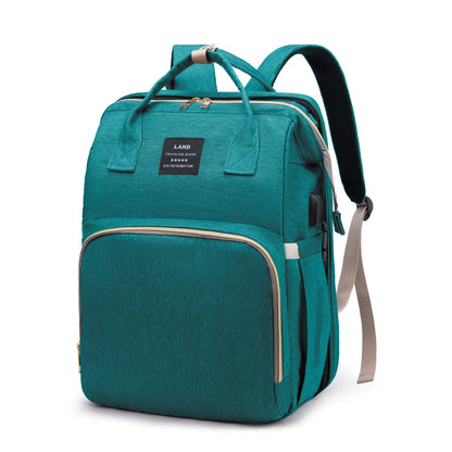 sac à dos à langer vert