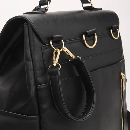 Sac à Langer à Dos Chic Grande Capacité avec Poches Isothermes arrière