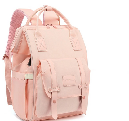 sac à langer à dos rose
