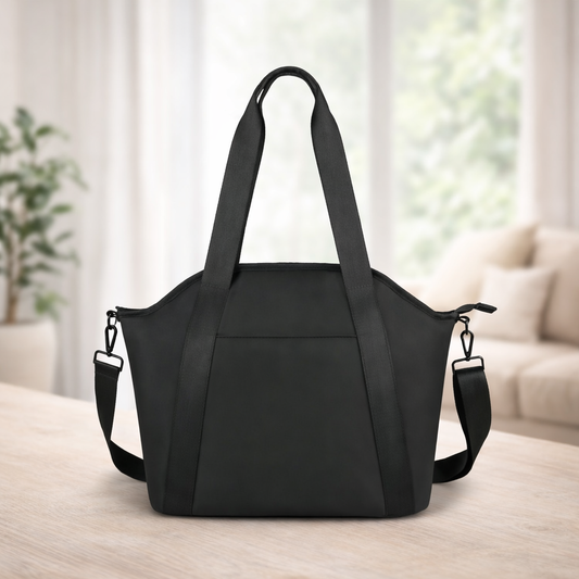 Sac à Langer Bébé Élégant Grande Ouverture et Poches Isothermes face