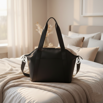 Sac à Langer Bébé Élégant Grande Ouverture et Poches Isothermes présentation