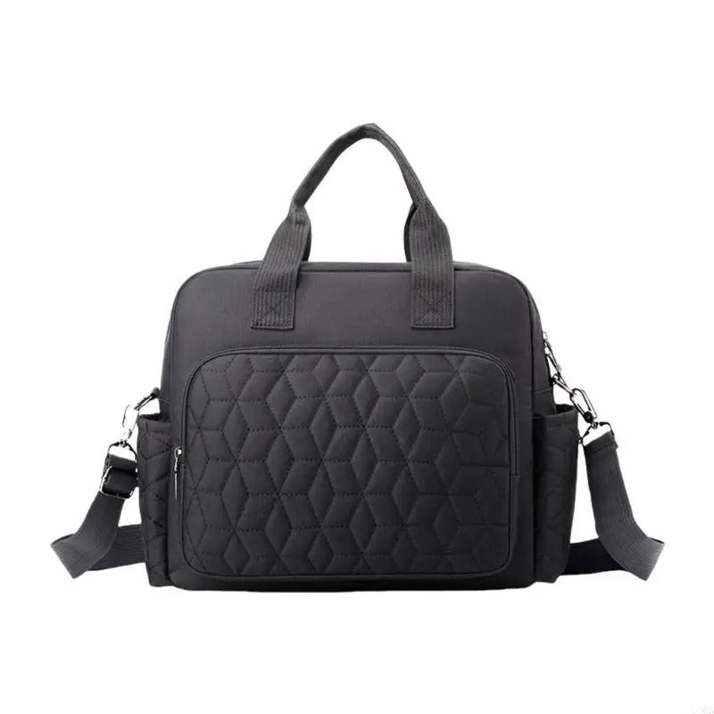 Sac à Langer Bébé Grande Capacité avec Poches Isothermes noir