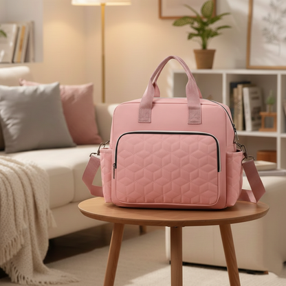 Sac à Langer Bébé Grande Capacité avec Poches Isothermes présentation