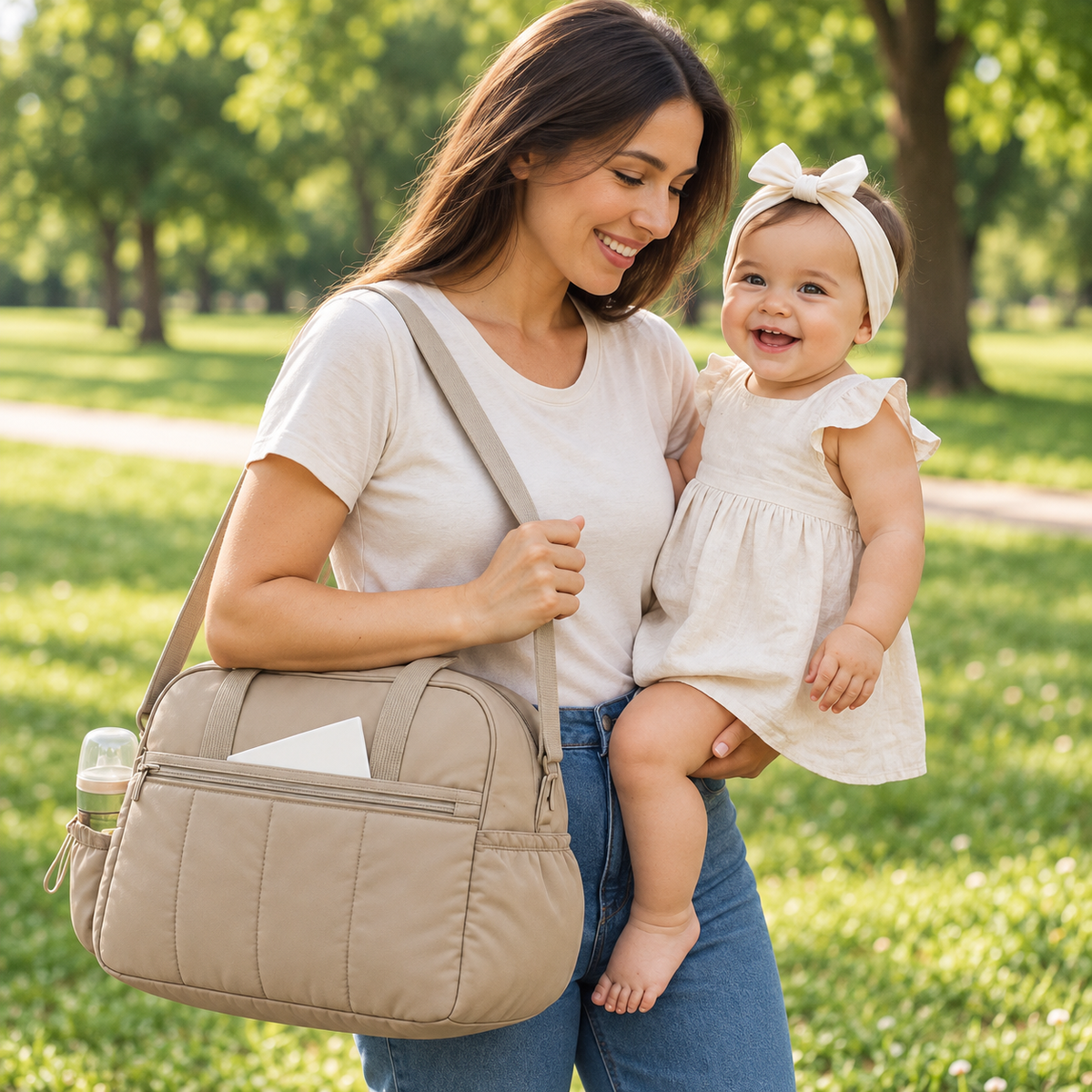Sac à Langer Bébé Léger Multi Poches Quotidien | Nubéa™