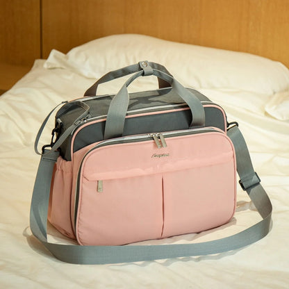 sac à langer bébé rose