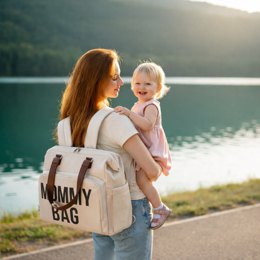 Sac à Langer à Dos Isotherme Bébé Multifonction mommy bag au lac