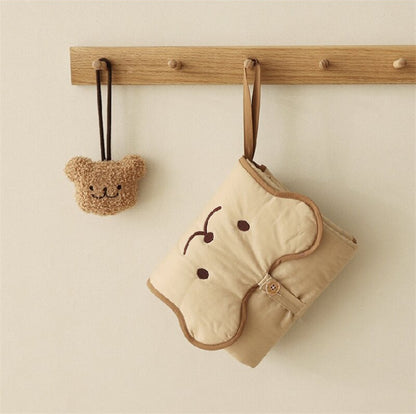 Tapis à Langer Bébé Pochette Pliable Motifs Animaux | Doucino™