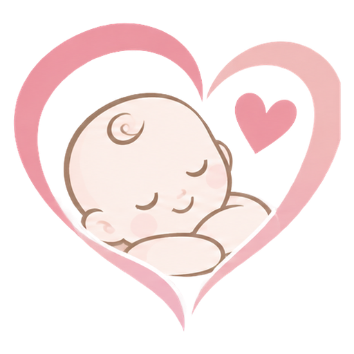 Tendre Boutchou – bébé endormi dans un cœur