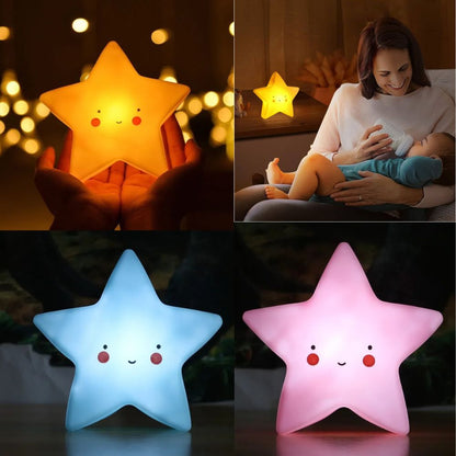 veilleuse étoile Starou allumée lumière chaude