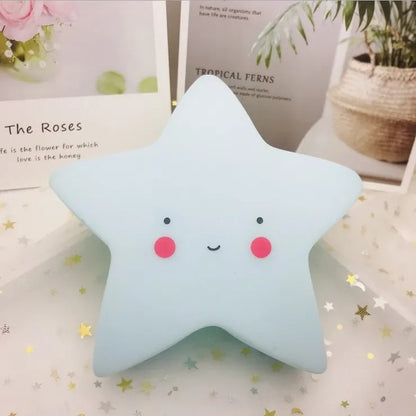 veilleuse étoile Starou coloris bleu chambre bébé